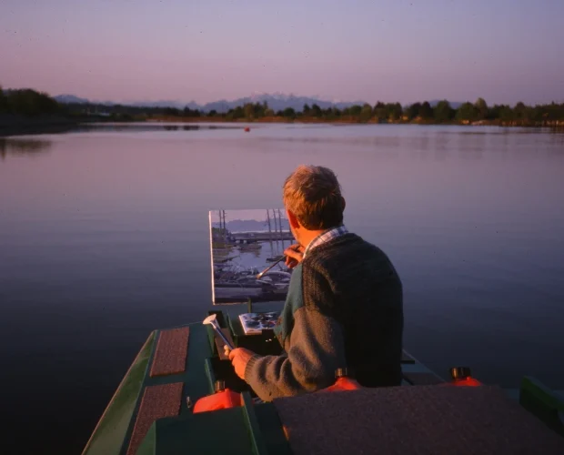 Robert Genn painting plein aire