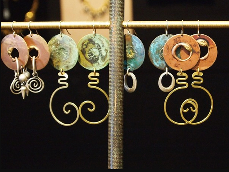variety of earrings by Lochlin Smith
