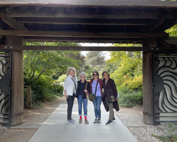 Four female clay artists
