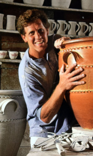 Todd Piker with a very large pot
