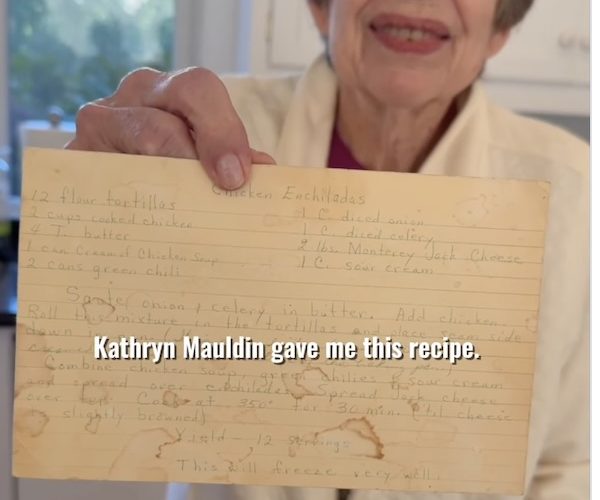 recipe card